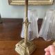 Pair of Art Deco wall sconces in frosted molded glass
