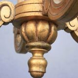 Gloss wood Golden 4 lights