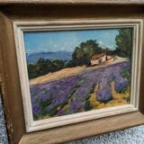 Paintings, oil on canvas "Lavender"