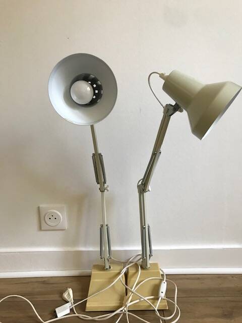 Pair of LED architect lamps
