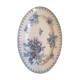 Plat ovale Sarreguemines modèle Flore