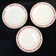 11 flat plates badonviller red no digoin