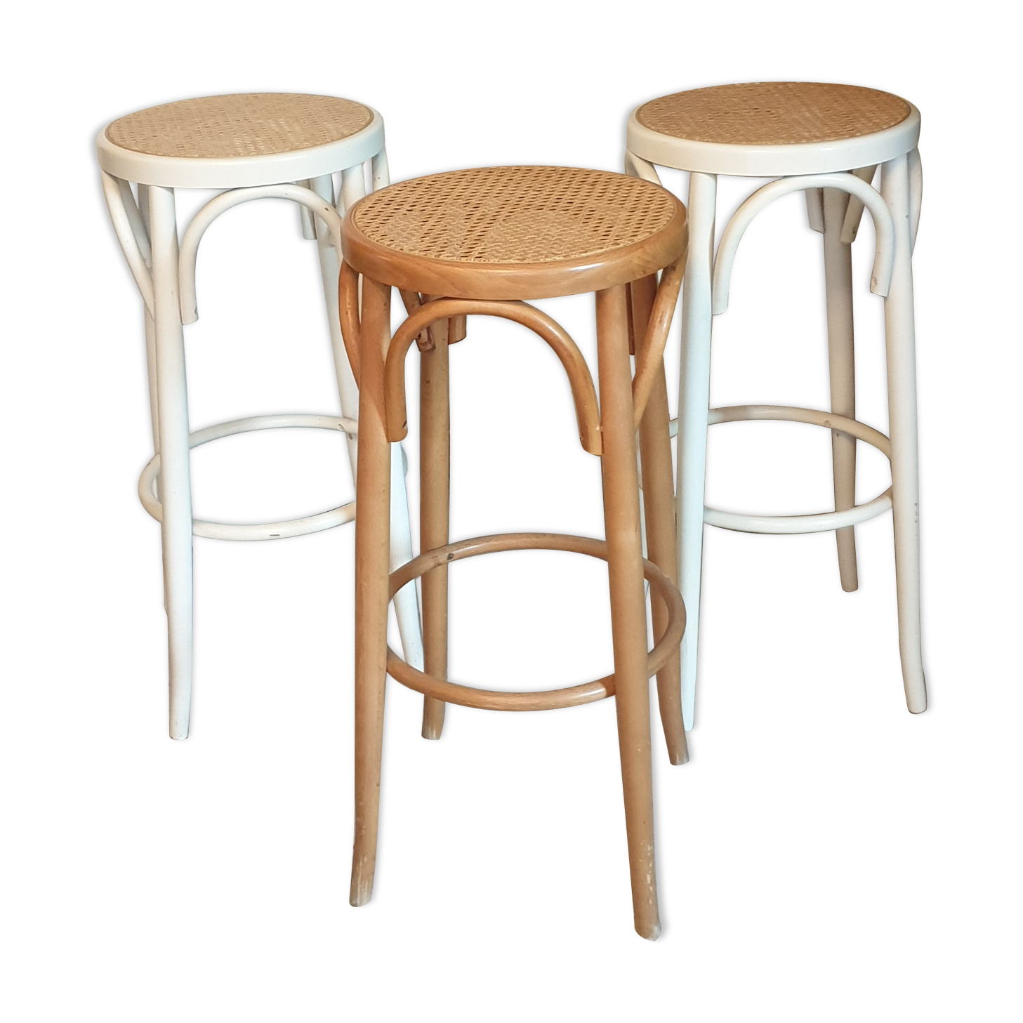 Trio of canned bar stools