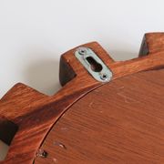 Scandinavian teak mirror 1970 33cm