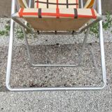 Set of two vintage folding chairs