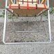 Lot de deux chaises pliantes vintage