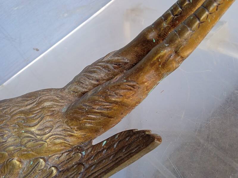 Bronze wall lamp Heron ep art deco 1930/40