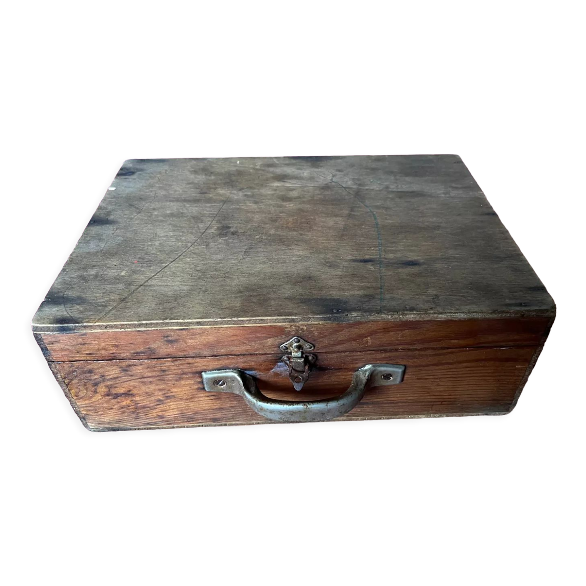 Boîte à bijoux en bois vintage