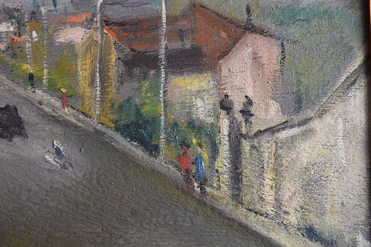Louis Chapuy, La montée de Champagne à Lyon (vers 1935)