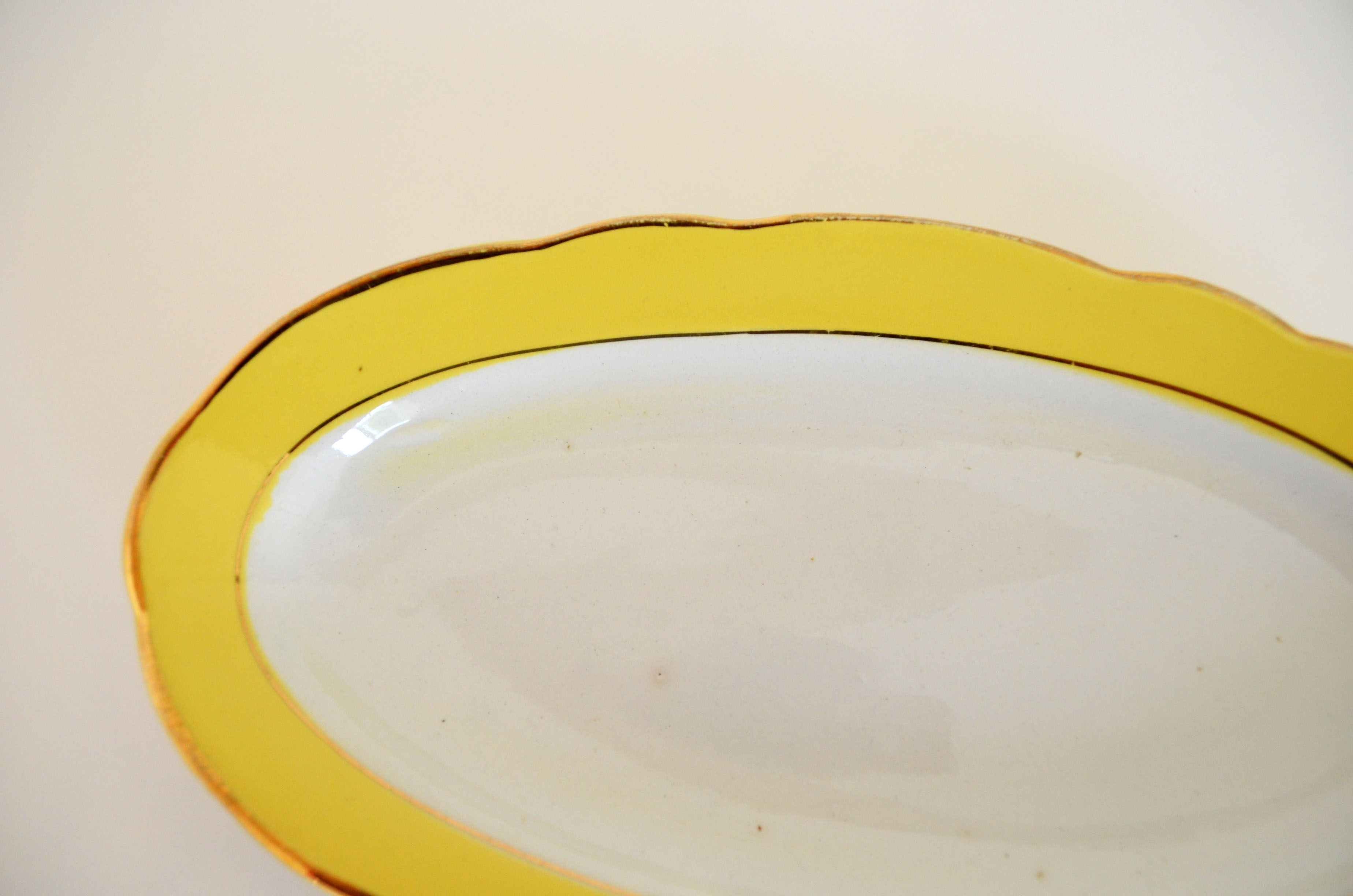 Duo of dishes Lunéville daffodil model