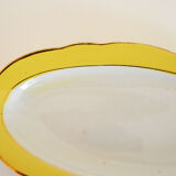 Duo of dishes Lunéville daffodil model