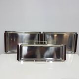 Vintage set of three trays, Denmark, 1960s.