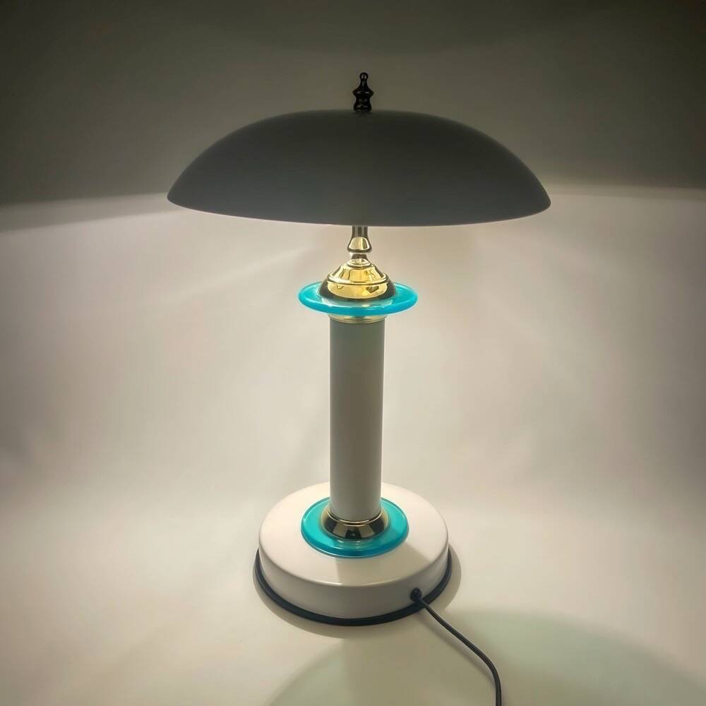Lampe champignon blanche Cima 9105 années 80/90