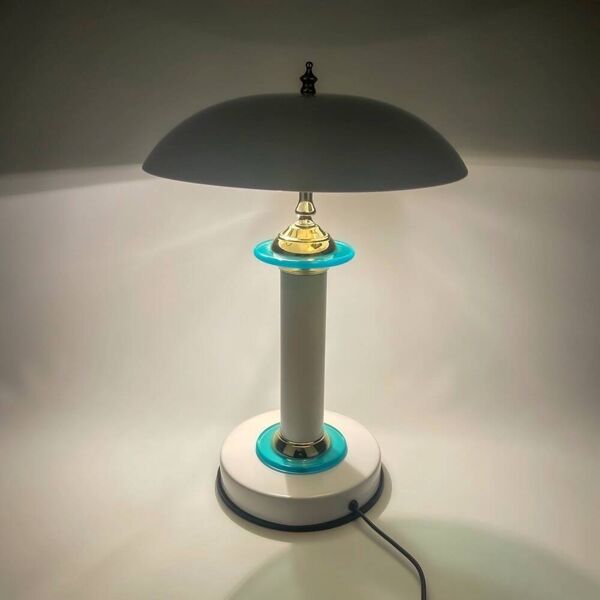 Lampe champignon blanche Cima 9105 années 80/90