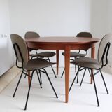Table ronde extensible en teck