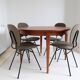 Table ronde extensible en teck