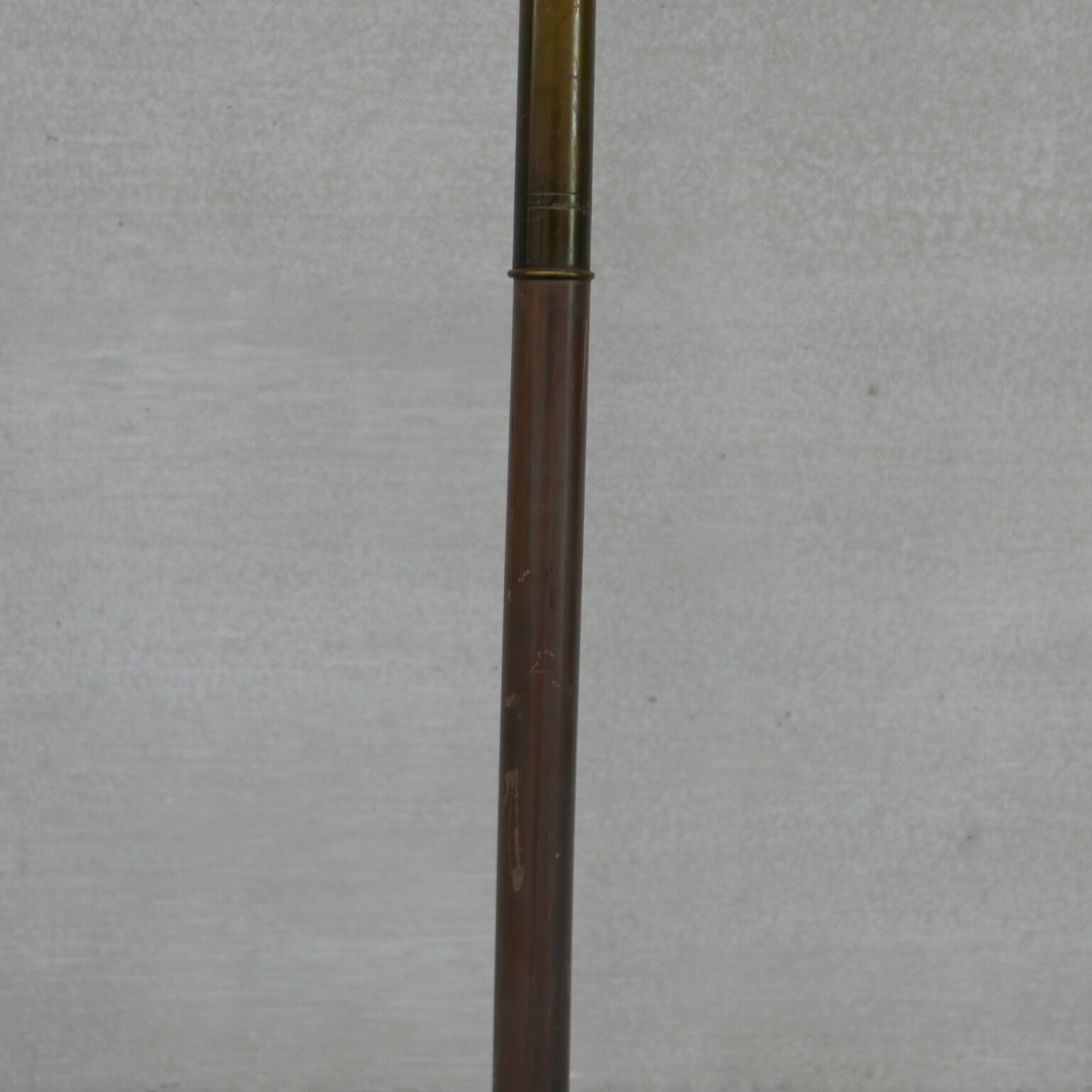 French Mid-Century Brass Floor Lamp