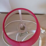 “Dancers” bedside lamp with crystal glass base