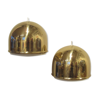 Pair of scandinavian hanging lamps by Eje Ahlgrens for Bergboms