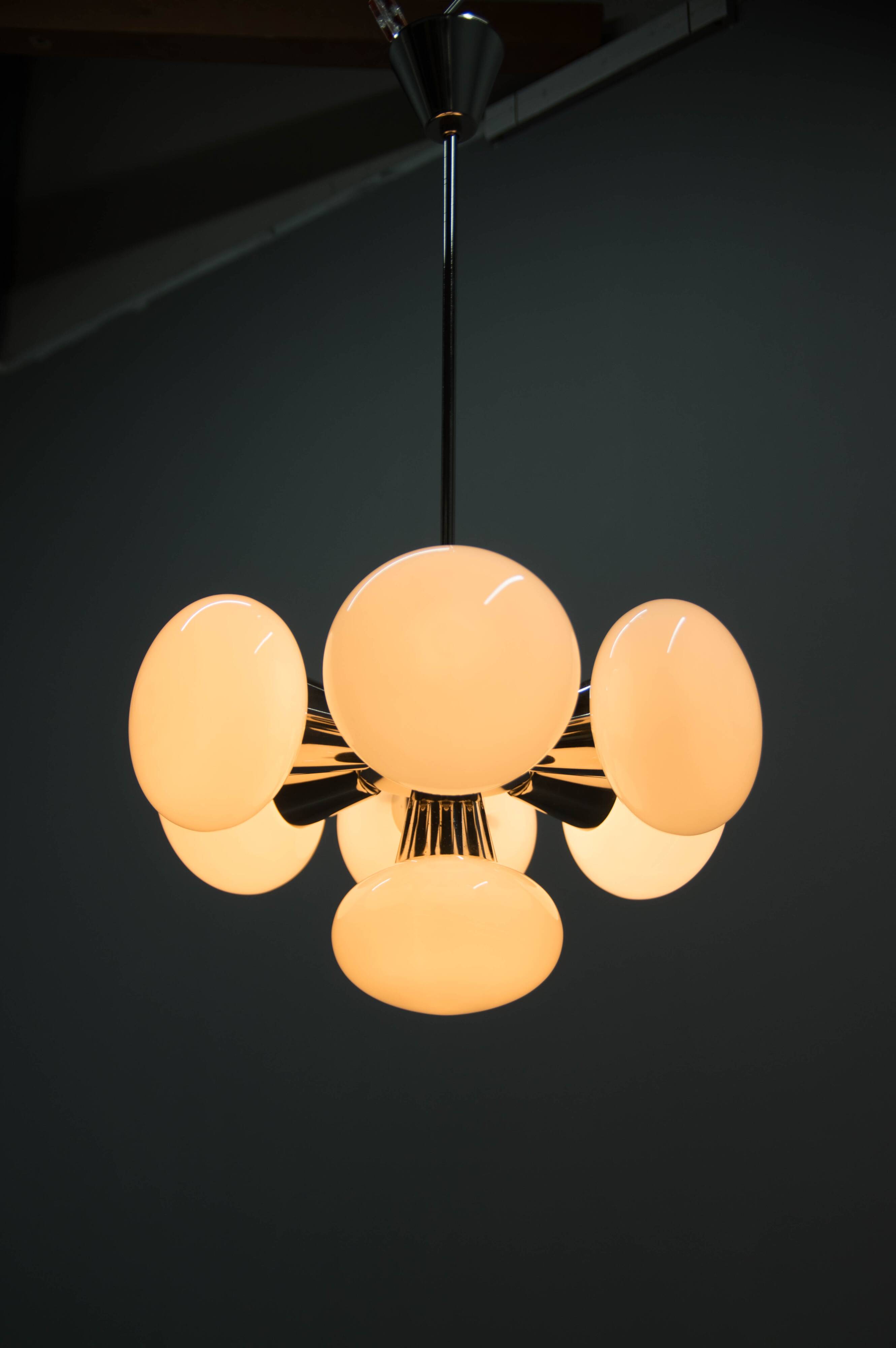 Space Age Chandelier Sputnik by Kamenicky Senov, 1970s