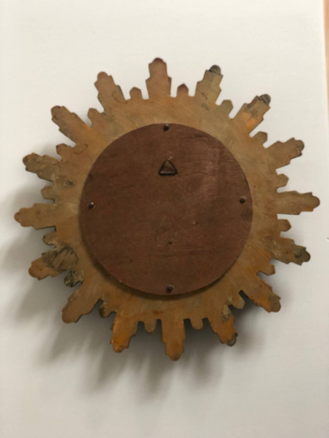 Antique sun mirror, witch's eye 1960