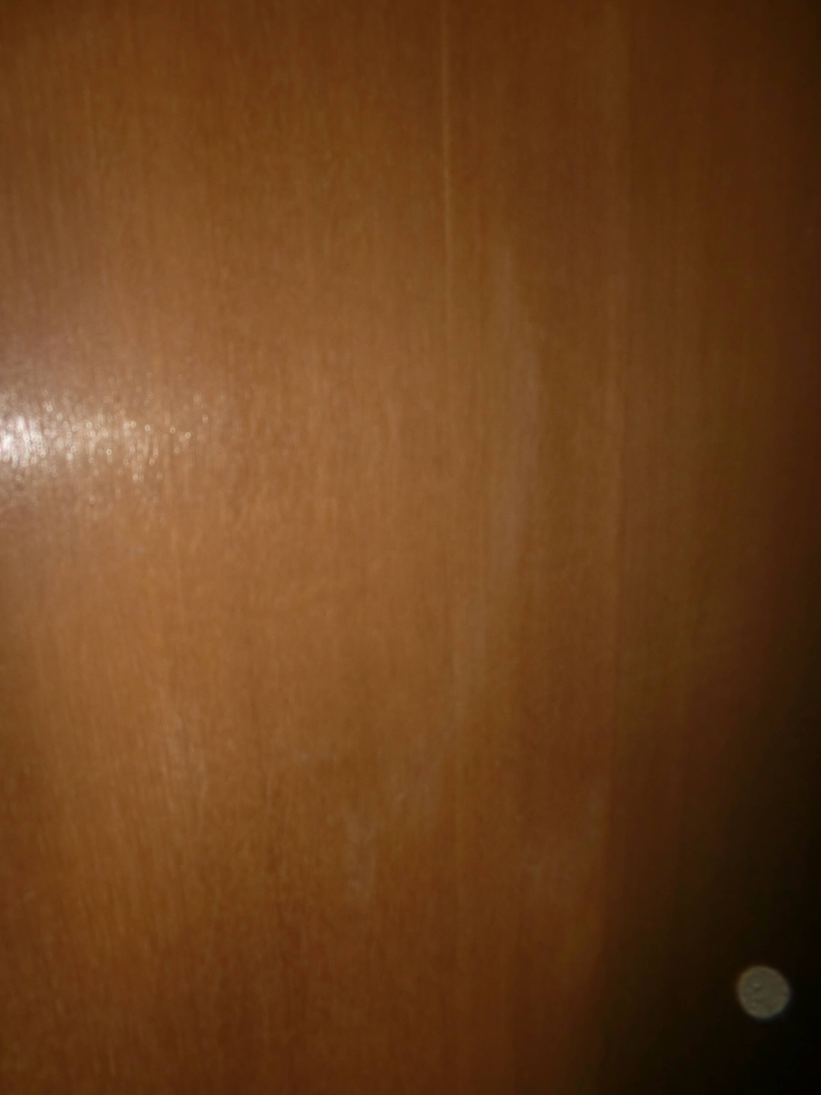 Small Scandinavian wardrobe with sliding doors - 1 side for hanging clothes.