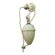 Vintage suspension, raised and lowered opaline porcelain.