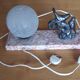 Art deco bedside night light lamp