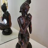 Statue en ébène de Macassar