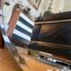 Bevelled oval mirror