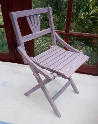 Wooden children's chair
