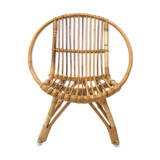 Rohe rattan vintage high chair by Rohe Noordwolde