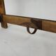 Wooden coat rack 3 hooks