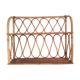 Vintage rattan wall shelf