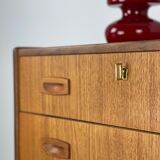 Teak chest of drawers