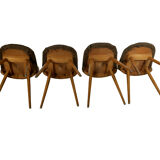 Dining chairs from tatra, 1960s, set of 4