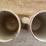 Pair of mugs Gustave Reynaud-ceramics Le Mûrier- 1950s/60s