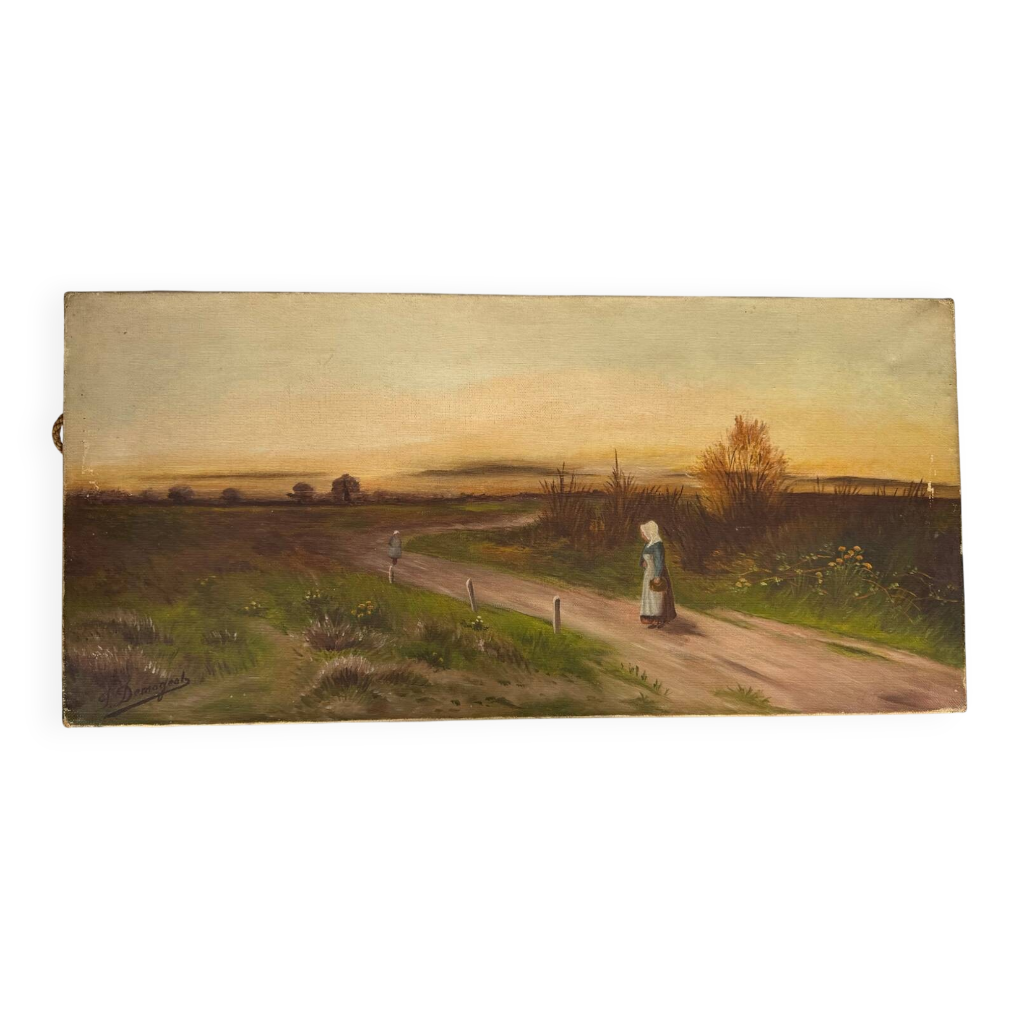 Ancient painting: animated landscape