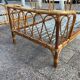 Paire de lits d'enfant en rotin vintage