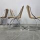 Set of Four Midcentury Dining Chairs, Gastone Rinaldi, Italy, 1970s