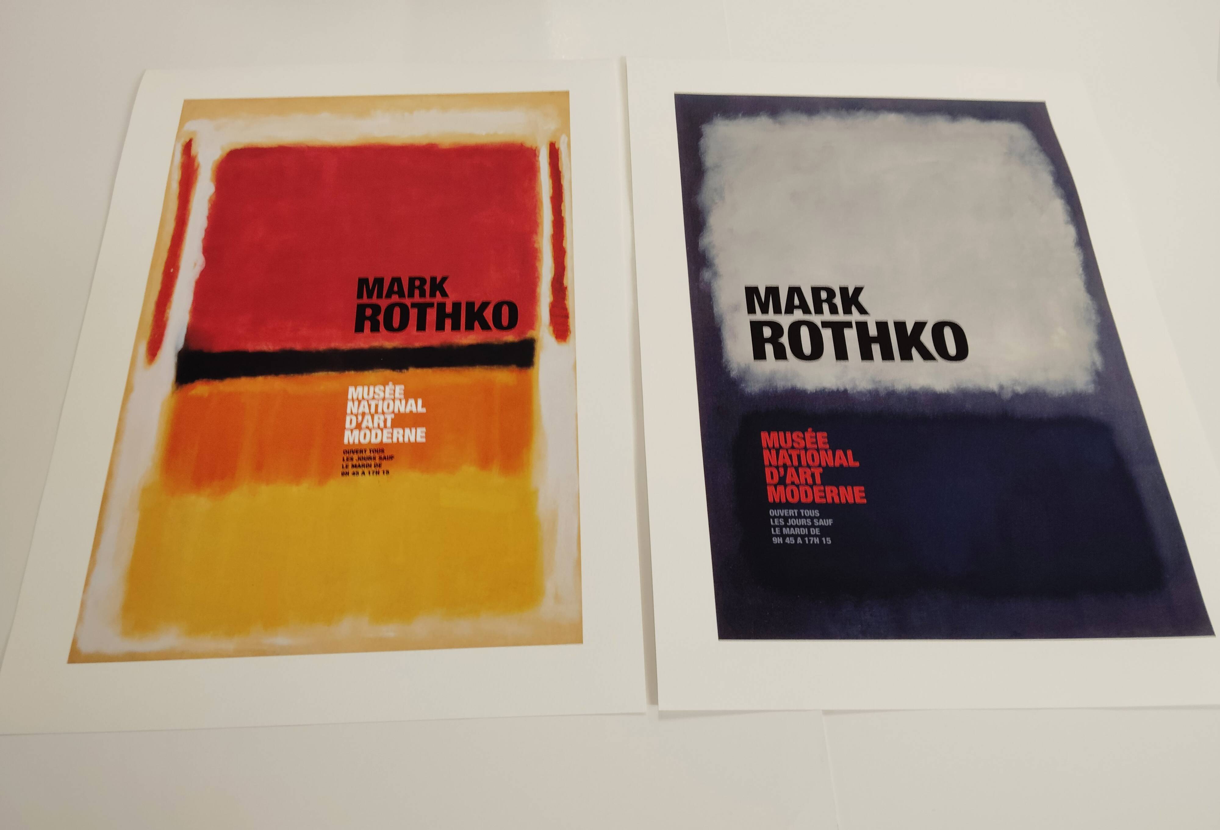 MARK ROTHKO exhibition poster