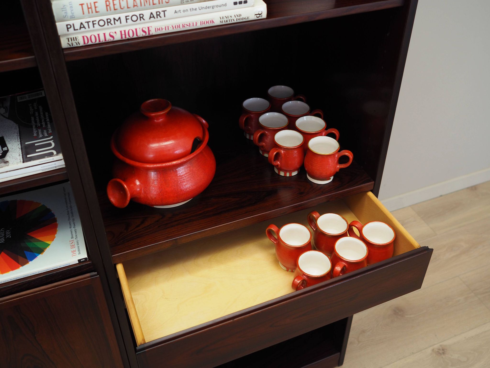 Ceramic punch set, Danish design, 1960s, production: Denmark