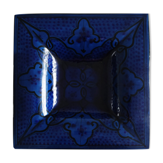Empty square pocket oriental turkish ceramic