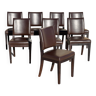 Ensemble de 8 chaises Antonio Citterio pour Maxalto modèle Calipso design 2000