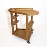 Guillerme et Chambron, serving trolley with removable tray, Votre Maison, 1960s.