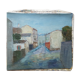Painting by Nagao Usui "village street"