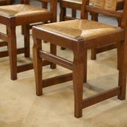 Set of 6 brutalist chairs from the 1950s.