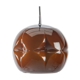 Brown chrome pendant lamp for peill & putzler