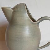 Ceramic potter's pitcher with matte enamel, 50s