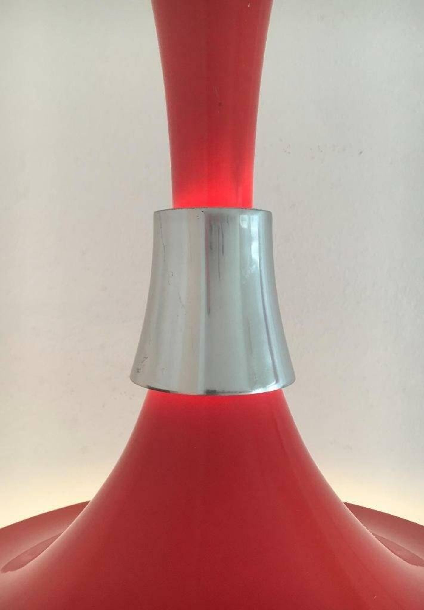 Vintage Danish suspension by Bent Nordsted for Lyskaer, 1970s.